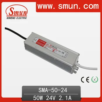 

50W12-24A 2.1A constant current waterproof IP67 LED driver switching power supply for led strip light CE ROHS 1 year warranty