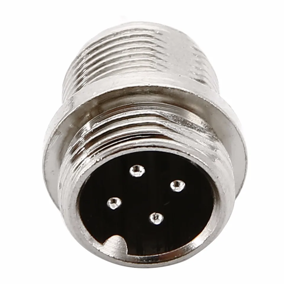 10 Set GX12 2//3//4//5//6 Pin 12mm Aviation Plug Male Female Socket Connector