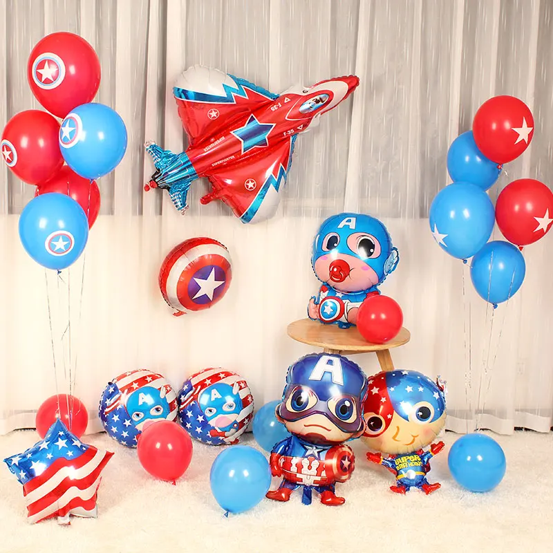Cartoon Captain America Package Children S Birthday Party