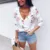 2018 Multicolore Col V Imprimé floral Tops Blouses Casual Shirts Nouvelles Femmes De Mode Vogue Manches Longues Boutons Dames Blouse 20