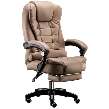 

Cowhide Office Chair Home Lift Swivel Computer Chair with Massage Function Gaming Chair Silla Oficina Cadeira Gamer