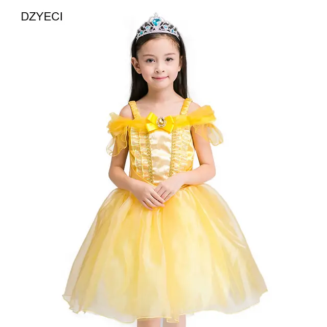 DZYECI Sleeping Beauty Dress For Baby Girl Belle Halloween Costume DZYECI Sleeping Beauty Dress For Baby Girl Belle Halloween Costume Child Off Shoulder Lace Party Princess 32824179849html