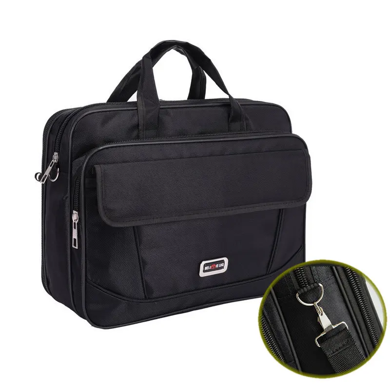

Men's Waterproof Briefcase Men bags Hand-held Nylon Laptop Bag Travel Suitcase Men Large Capacity Messenger Shoulder Bags