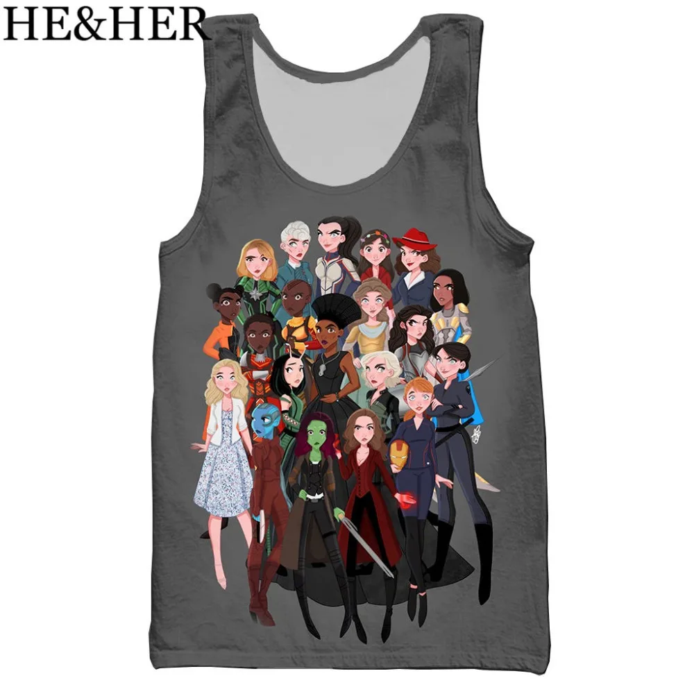 Мстители, друзья, 3D Печатный Топ на бретелях для мужчин, модный крутой летний топ на бретелях для работы, Мужские Женские топы, топ на бретелях