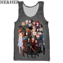 Мстители, друзья, 3D Печатный Топ на бретелях для мужчин, модный крутой летний топ на бретелях для работы, Мужские Женские топы, топ на бретелях