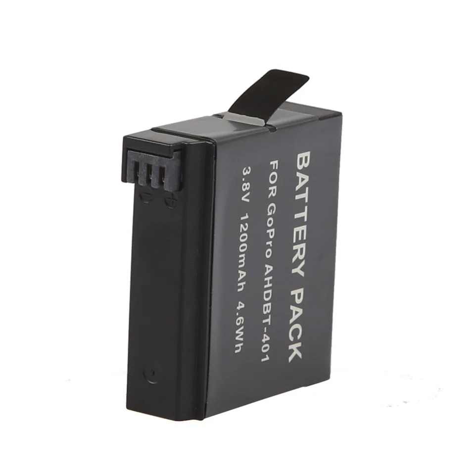 Quality Rechargeable Battery for Gopro Hero 4 3.8v 1200mah Batteries for Go Pro Action Camera