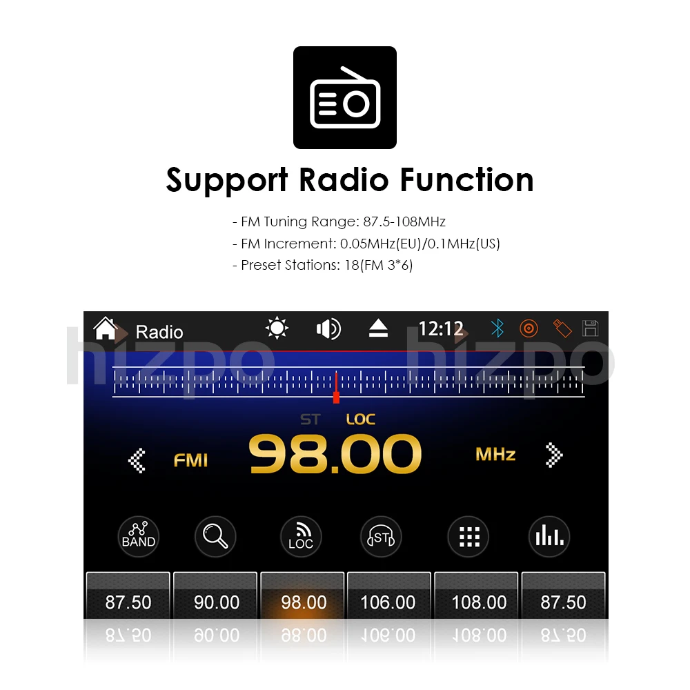 Excellent New! Universal 2Din In Dash Car DVD Player GPS Stereo Radio Touch screen BT USB Mirrorlink RDS 1024*600 SWC DTV Rear View Camera 13 Excellent New! Universal 2Din In Dash Car DVD Player GPS Stereo Radio Touch screen BT USB Mirrorlink RDS 1024*600 SWC DTV Rear View Camera 13