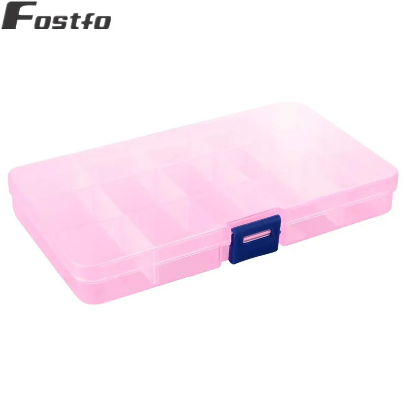 XINYAO-10-15-Slots-Adjustable-Plastic-Storage-Box-Transparent-Rectangle-Case-Organizer-Boxes-For-Small-Handmade (2)