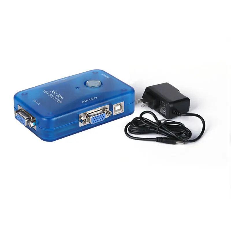 MT-VIKI VGA Video Splitter Distributor 1 input to 2 Output support widescreen LCD Monitors MT-3502-A MT-VIKI VGA Video Splitter Distributor 1 input to 2 Output support widescreen LCD Monitors MT-3502-A