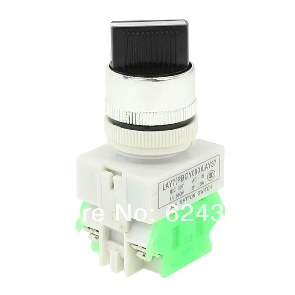 LAY7 AC 660V 10A 4 Винтовые клеммы три 3 положения панель крепление Поворотный выбор