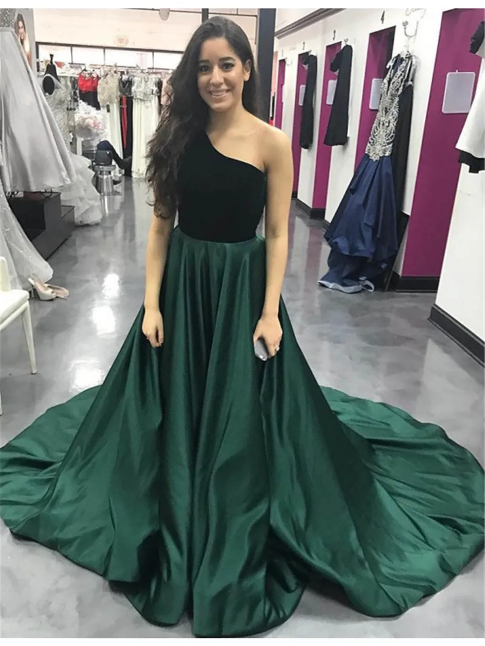 Green long skirt and top Outlet