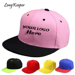 Длинные Хранитель Для мужчин Для женщин хип-хоп Шапки Snapback шапки пользовательских печати Вышивка логотип Бейсболки для женщин подарок для