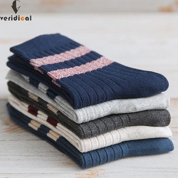 

VERIDICAL harajuku short socks man cotton japanese weed work low socks meias masculino striped meias street fashion 5 pairs/lot