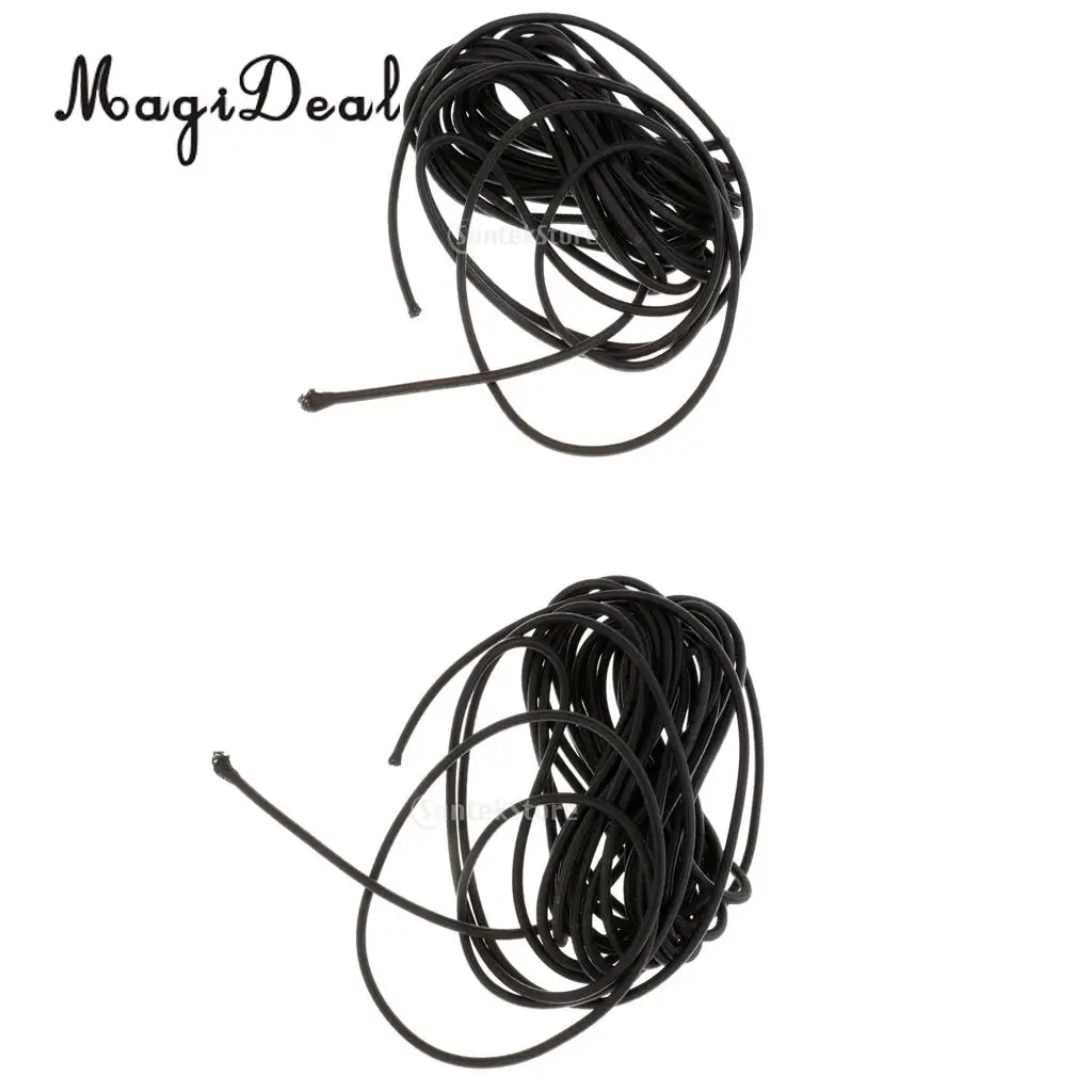 2pcs Strong Elastic Rope Cord Bungee Shock Cord Tie down 5m Length 3mm Thickness