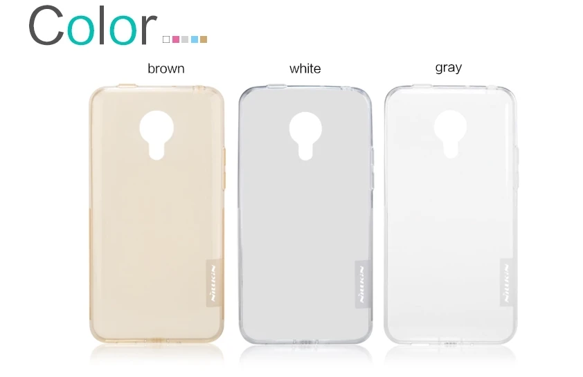 Original Nillkin TPU Case for Meizu MX5 Clear Case Transparent Case Ultrathin 0.6mm Transparent Case Free Shipping