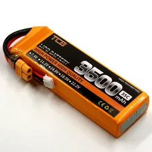 TCB RC Lipo battery 11.1v 3500mAh 3S 35C max70C rechargeable battery FOR RC airplane RC Tanks drone free shipping
