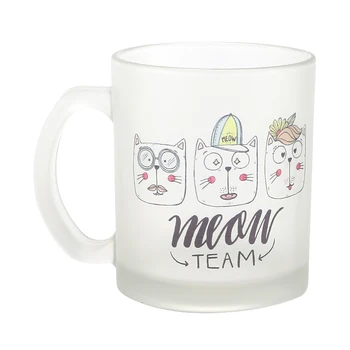 

Creative Cute Mom Glass Coffee Mug Milk Breakfast Cup for Best Gift DIY Customized Logo Cup