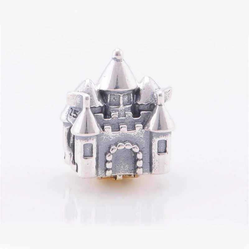 

Pandulaso Golden Crown Castle Silver Beads for Jewelry Making Fit Charms Silver 925 Original Bracelets Charm Beads DIY Jewelry