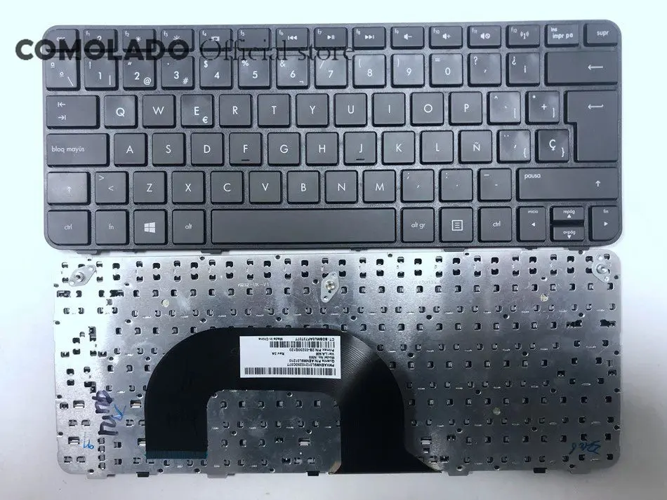 

SP Spanish Keyboard For HP Pavilion DM1-4000 DM1-3000 3115M 3125 black Without Frame Keyboard SP Layout