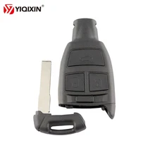 Yiqixin alta qualidade 3 botão de cartão inteligente remoto chave do carro escudo para fiat croma punto chave caso substituição com sip22 chave de emergência