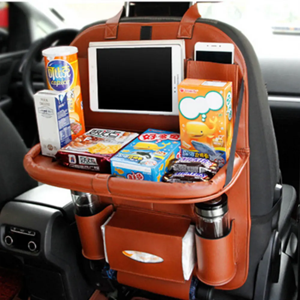 

Trunk Interior Accessories Portable Pockets Stowing Tidying Car-styling Universal Car Back Seat Organizer Storage Bag