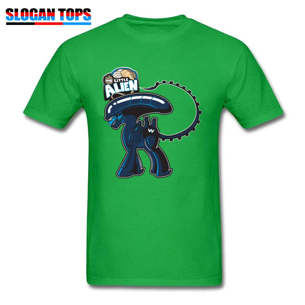 Prevalent Men Tshirts My Little Alien 18716 3D Printed Tees All Cotton Short Sleeve Printed On Tops Tees O Neck My Little Alien 18716 green