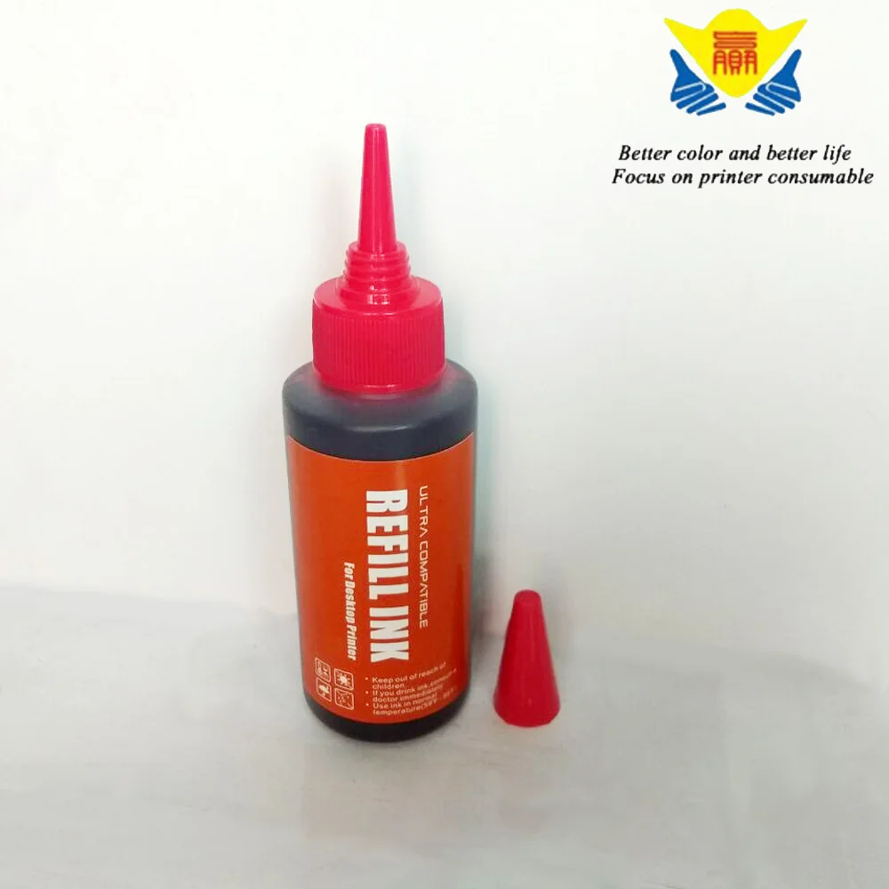 

JIANYINGCHEN 100ml*1 universal refill magenta dye ink compatible for HP for Brother for CANON printer CISS ink