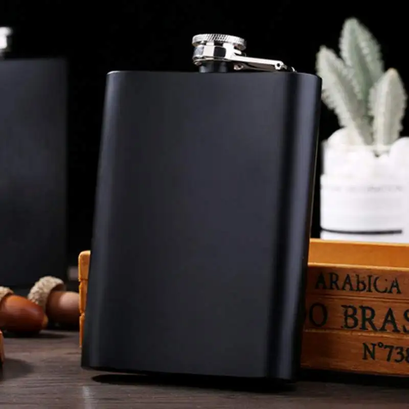 1 шт. с буквенным принтом Лидер продаж bpa бесплатно Виски Ликер бутыль нержавеющая