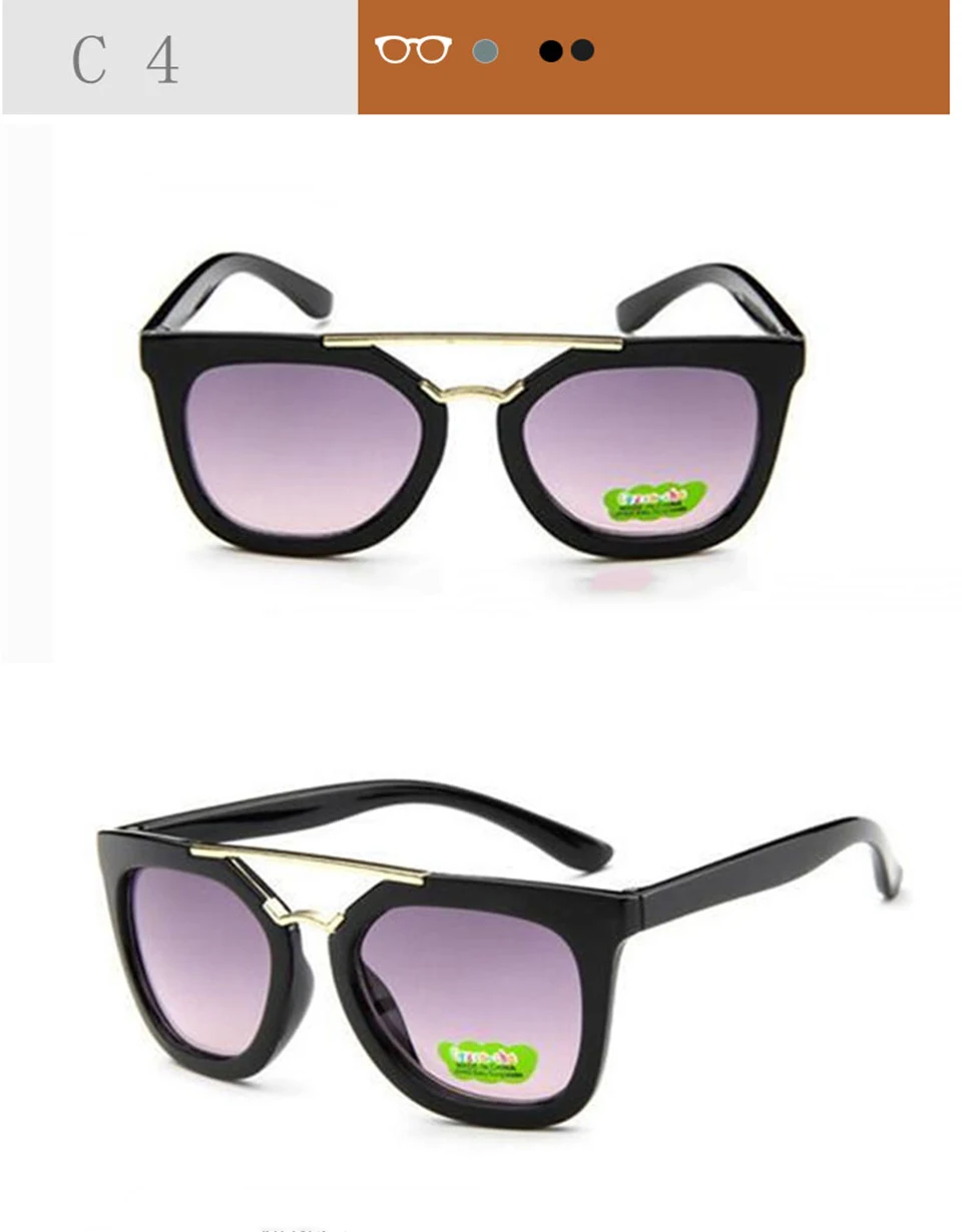 Children sunglasses 2018 new fashion square kids Sunglasses boy girl Square goggles Baby travel glasses 6 colors optional UV400 (7)