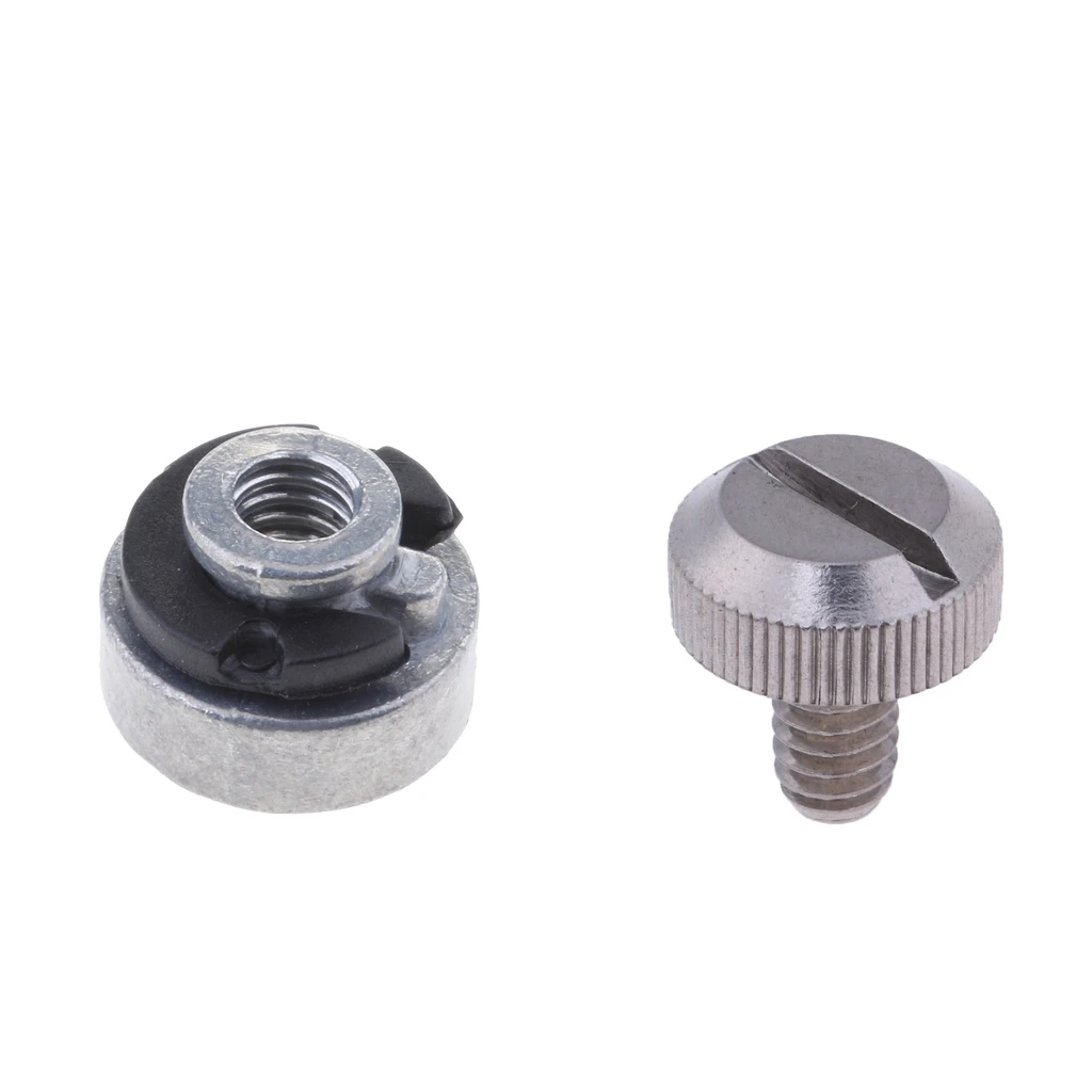 1/4''-20 Aluminium Rear Seat Nut + Stainless Steel Bolt for   Sportster