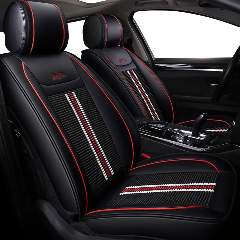 

Luxury leather ice silk universal car seat cover for BMW e30 e34 e36 e39 e46 e60 e90 f10 f30 x3 x5 x6 car accessories auto style