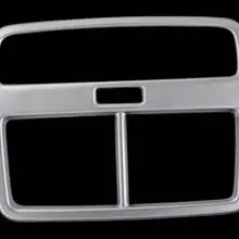 Задняя Крышка вентиляционного отверстия переменного тока для Audi A4 B9 Sedan Avant Allroad перламутровая хромированная внутренняя подлокотник коробка аксессуары