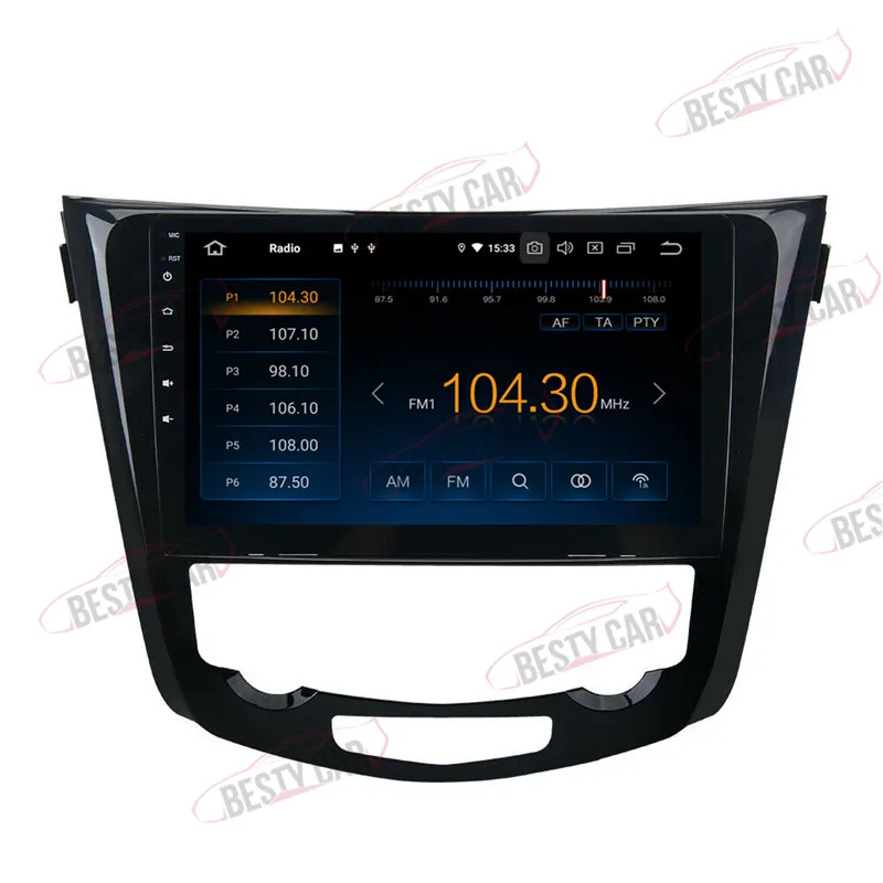 Clearance 10.1" Android 9.0 Car DVD Radio Stereo GPS For Nissan Qashqai 2014-2017 NAV Radio DSP 2.5D+IPS 4