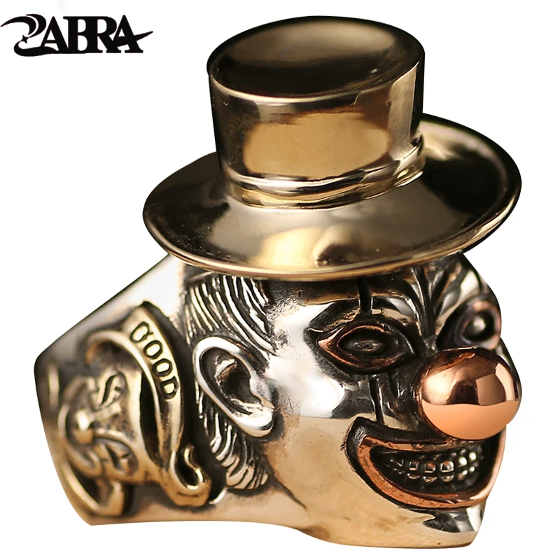 925 Sterling Silver Rings Men Clown Style Smile Face Superior Quality Gift for Punk Rock Fashion Boy Thai Silver Vintage Ring 925 Sterling Silver Rings Men Clown Style Smile Face Superior Quality Gift for Punk Rock Fashion Boy Thai Silver Vintage Ring