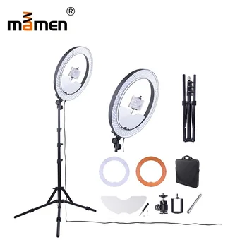 

18Inch Ring Light 55W 5500K 240 LED Photography Lighting Dimmable Camera Photo/Studio/Phone Photography Lamp Tripod Annular Lamp