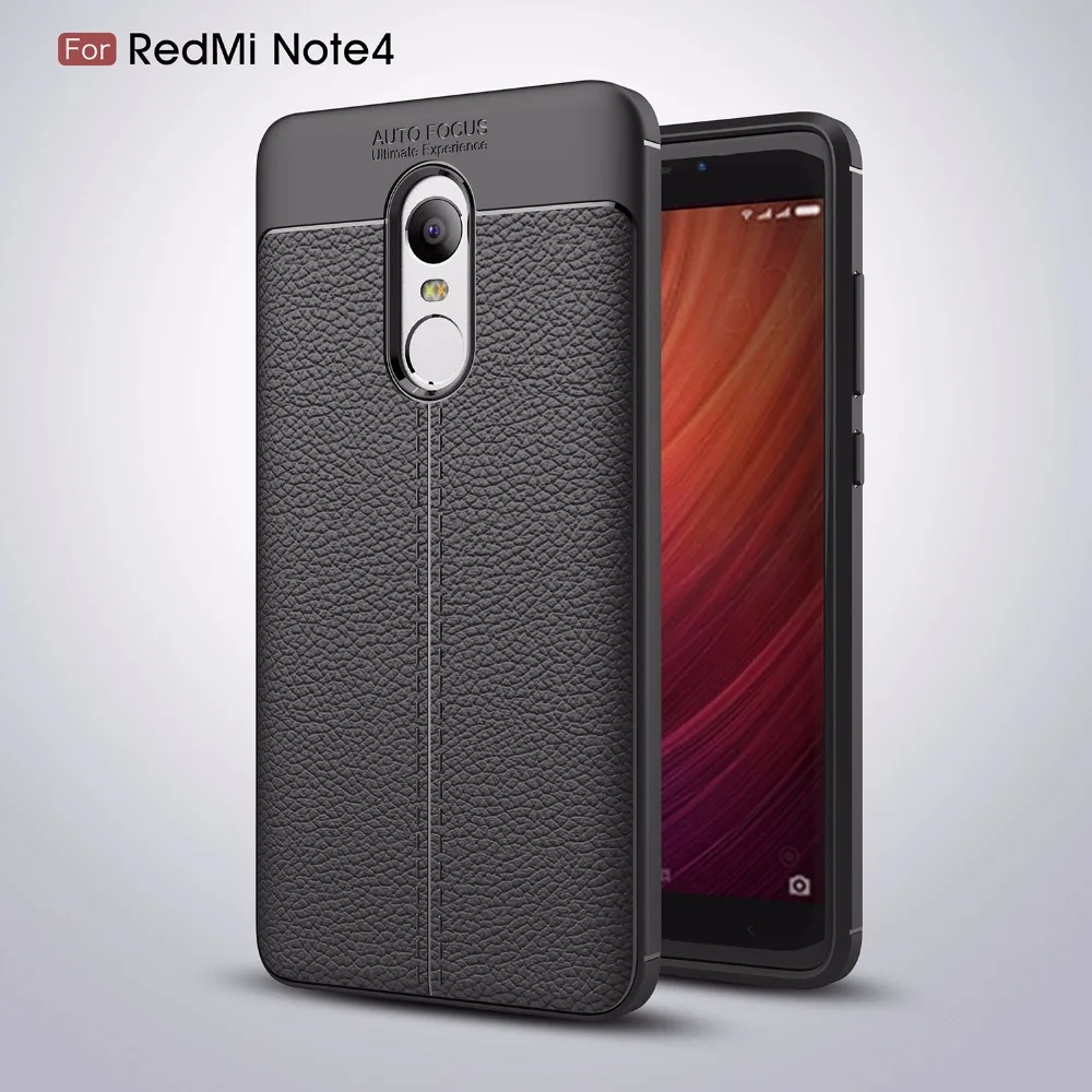 

Phone Case For Xiaomi Redmi Note4 Note 4X Case Litchi Skin Pattern Cover For Redmi Note 4 Pattern Cover Coque Fundas Stitching