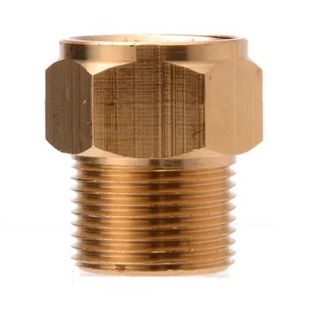 

1pc Brass Washer Adaptor M22 Male * M22 Female Hose Coupling Adapter For HD HDS Pressure Washers Screw Fittings Mayitr