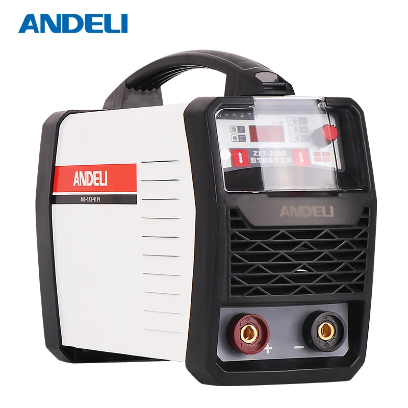 ANDELI умный портативный однофазный ARC-250S точечная сварка дуговая сварочная машина двойное напряжение низковольтный инвертор сварочный аппарат