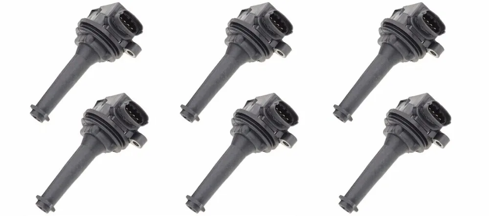

Set of 6pcs Ignition Coils For Volvo C70 S60 S70 S80 V70 XC70 XC90 1999 2000 2001 2002 2003 2004 2005 2006 2007 9125601