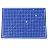 20.5*28cm A4 PVC Cutting Mat Blue Mouse Pad DIY Patchwork Design Cut Carving Tool Manual Double-sided Self-healing Cutting Board ► Photo 1/6