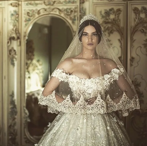 Vestido De Noiva Longo пикантные с открытыми плечами свадебное платье Robe De Maraige аппликации Роскошные бисер мать невесты платья для женщин