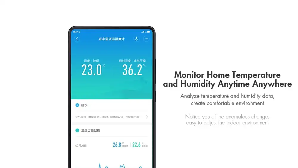 Умный термостат xiaomi mijia, точный монитор температуры и влажности в помещении, умный дом xiaomi