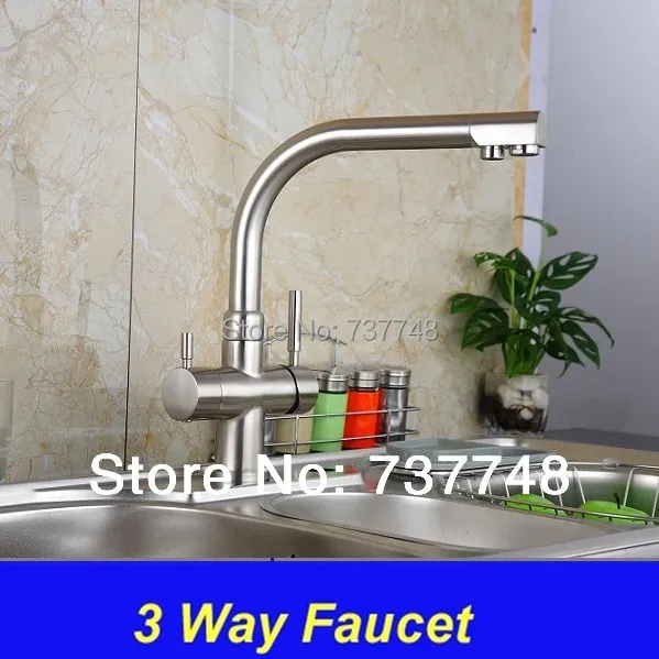 Euo Popular Franke Style Three Way Taps Water Filter Tri Flow