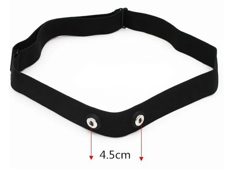 3 Heart Rate Monitor Chest Strap Belt Fabric Adjustable Replacement Strap for Garmin Polar Wahoo Runtastic Cateye HRM Transmitter