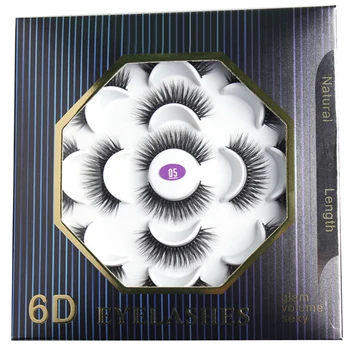 

15 Pcs Empty Eyelash Box Empty Cosmetic Container +Transparent Covers false Eyelash Packing protection Eyelash Packing Box J11