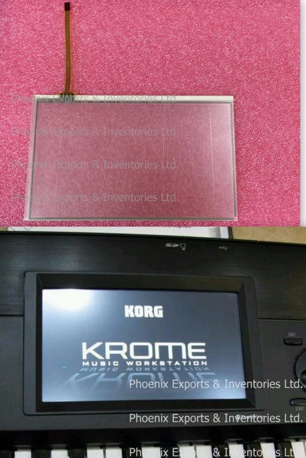 KORG KROME сенсорный экран дигитайзер Сенсорная панель стеклянная панель|korg korg|korg