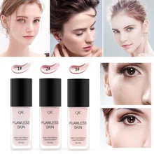 1 шт. натуральный цвет кожи Легкая увлажняющая матовая основа стойкий макияж контроль над маслом Жидкий тональный крем консилер крем TSLM1