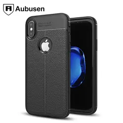 Для iphone х чехол aubusen личи шаблон ТПУ борьба Soft Shell iPhone X чехол телефона