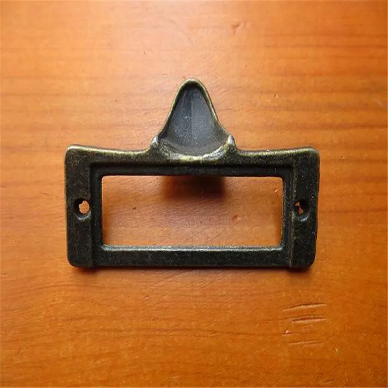 55*31mm Label Handles Card Holders Label box Antique drawer handle