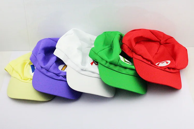 5 Color Styles Super Mario Bros Mario Luigi Wario Waluigi ...